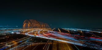 De Waalbrug met lange sluitertijd. #0019 De Waalbrug met lange sluitertijd. #0019