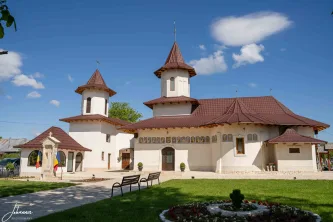 Found in a very small village, this beautiful church stands as a quiet sanctuary. Its crisp white walls and twin towers create a striking landmark against the deep blue sky, inviting a moment of peace and reflection.